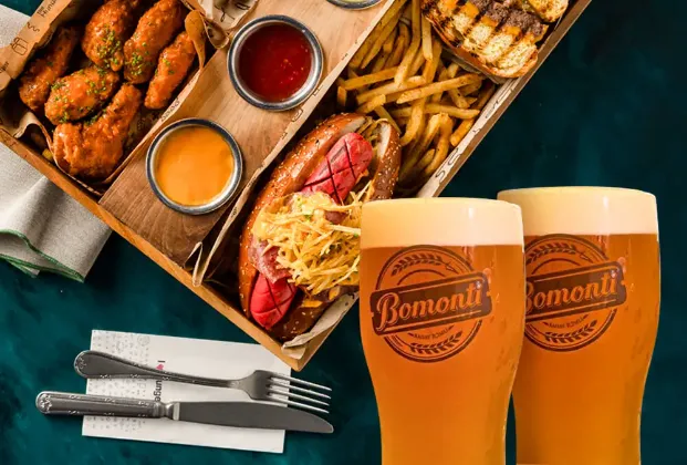 Combo Kasa 2 + 2 draft Bomonti Filtresiz beers, 50 cl