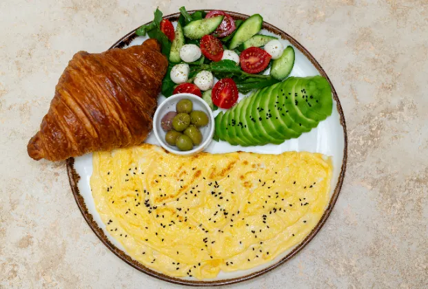Omelette plate