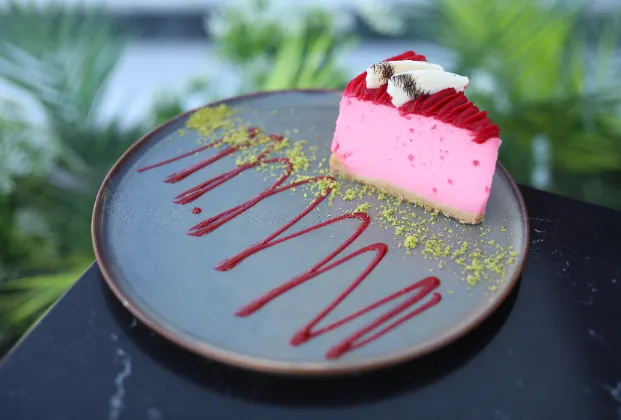 Raspberry cheesecake