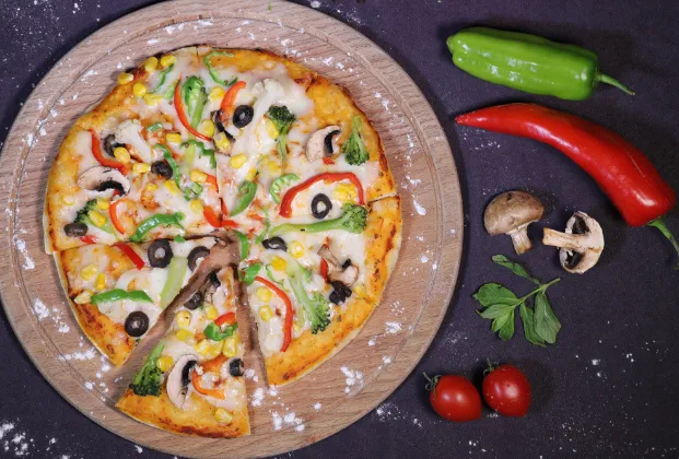 Vegetarian pizza