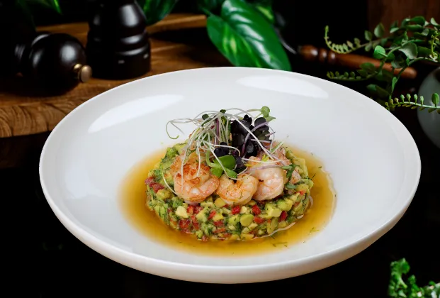 Shrimp and Avocado Tartare