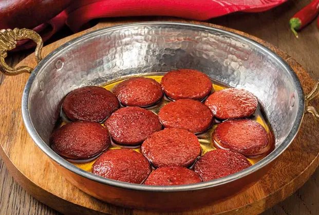 Pan-fried sucuk