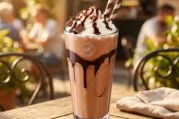 Mastic iced chocolate