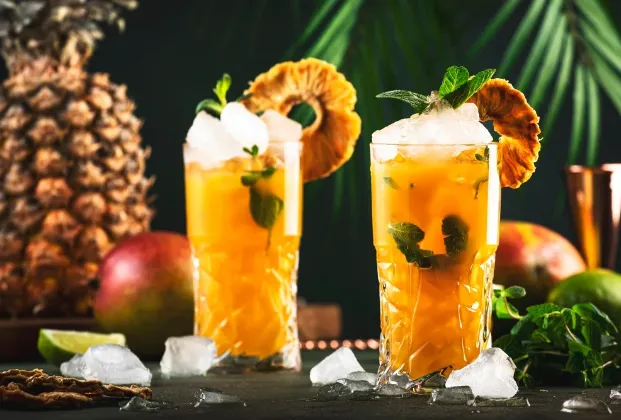 Tropical fruit cocktail