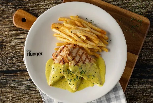Chicken with Café de Paris sauce