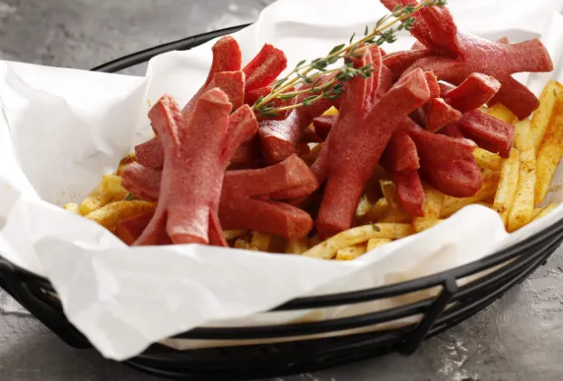 Sausage and Fries Basket