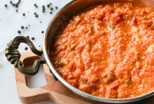 Menemen with Ezine cheese