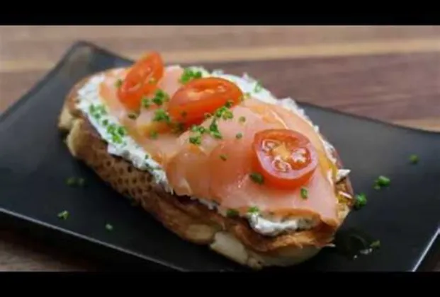 Salmon Bruschetta