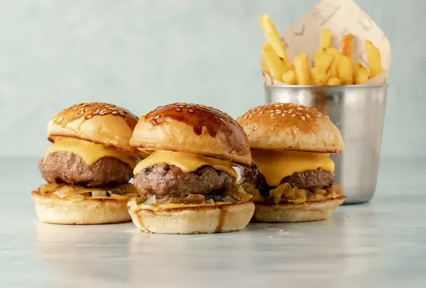 Trio Mini Burgers
