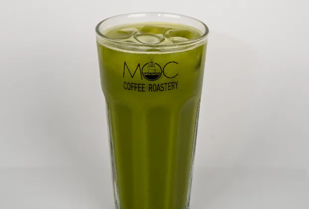 Iced matcha green tea