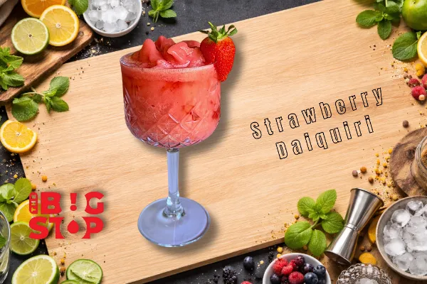 Strawberry frozen drink