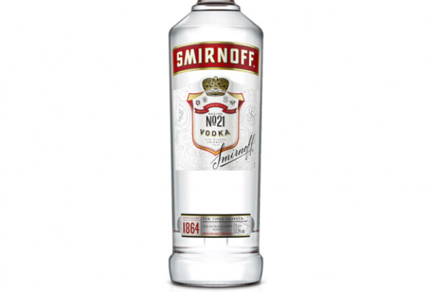 Smirnoff vodka, 5 cl