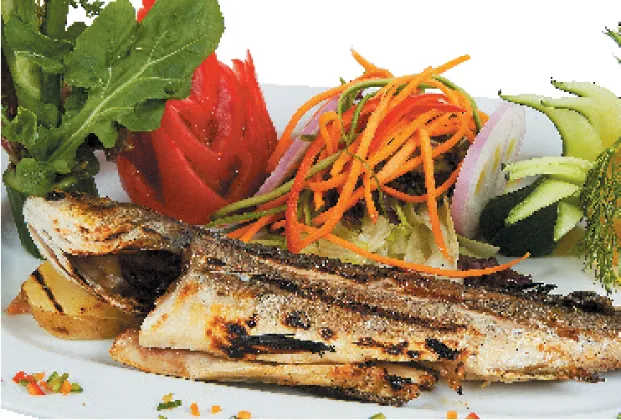 Grilled Sea Bass