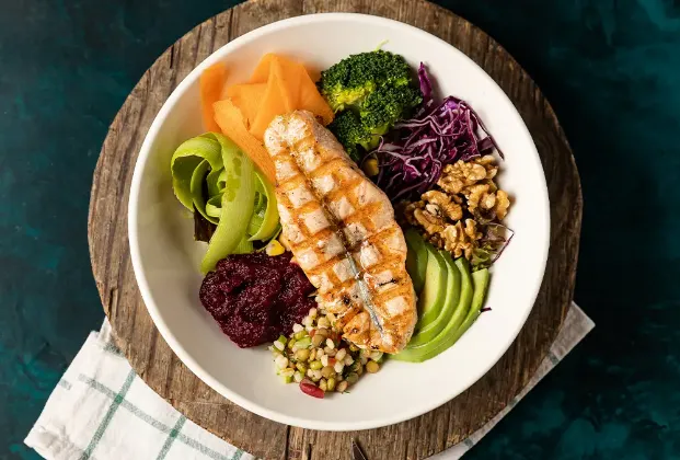 Salmon bowl