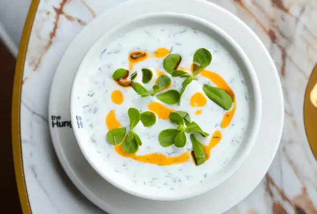 Purslane Ayran Soup