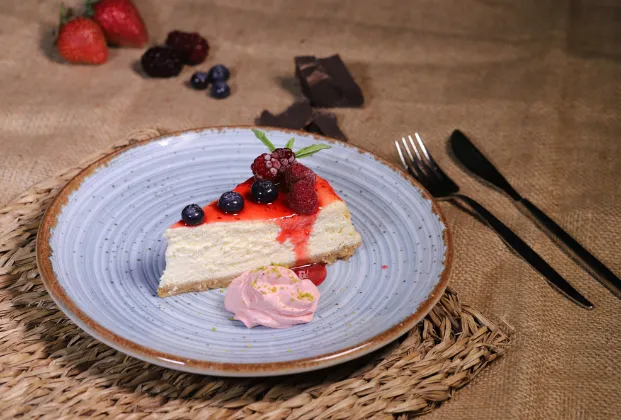 Raspberry cheesecake