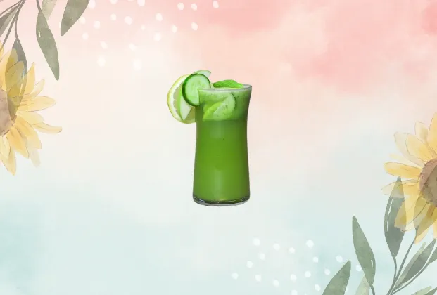Cold-pressed green detox