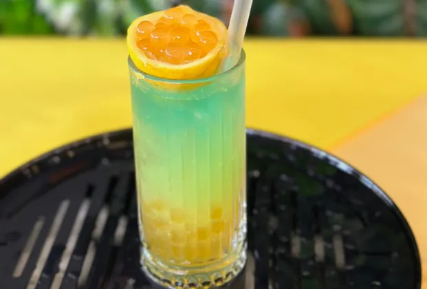 Mango Lemonade Bubble Tea