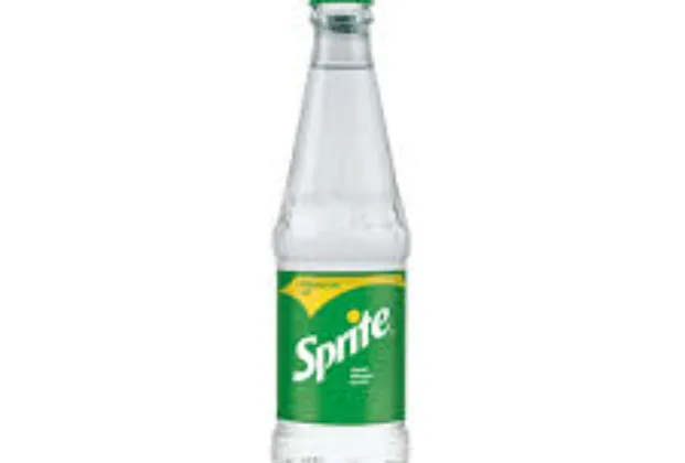 Glass-bottled Sprite