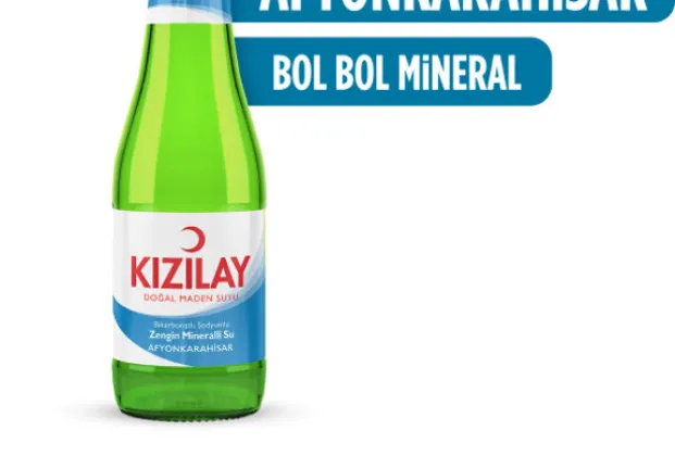 Plain sparkling mineral water