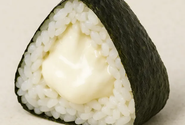 Cream cheese onigiri