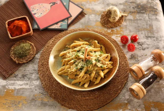 Chicken Penne with Curry Sauce