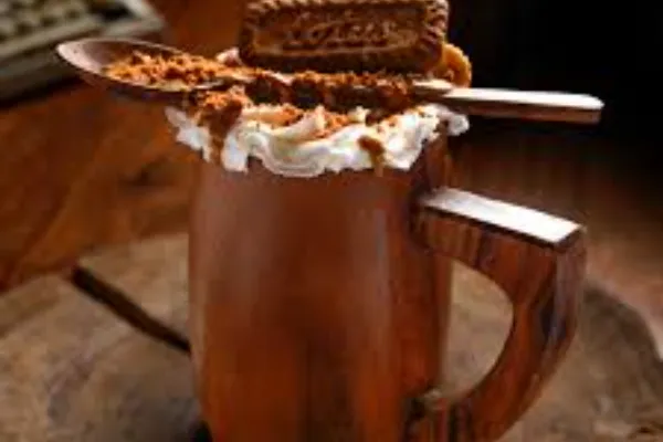 Hot chocolate with Lotus