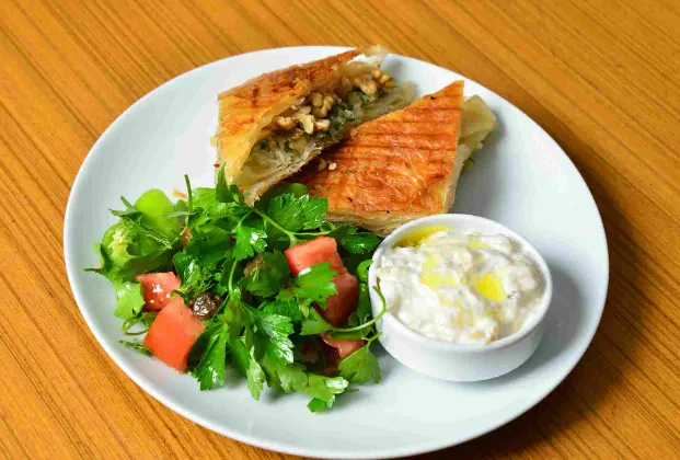 Çengelköy Tulum Cheese and Dill Börek Toast