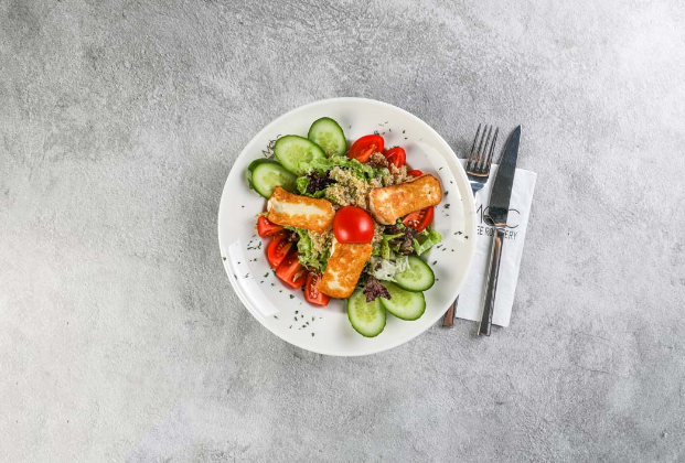 Quinoa and Halloumi Salad