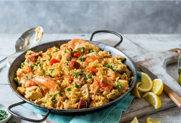 Chicken paella