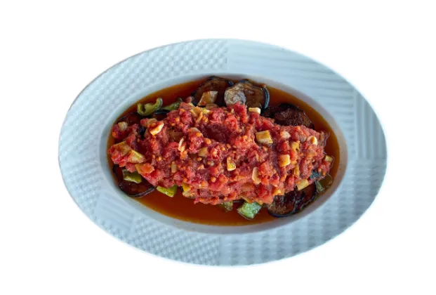 Fried eggplant