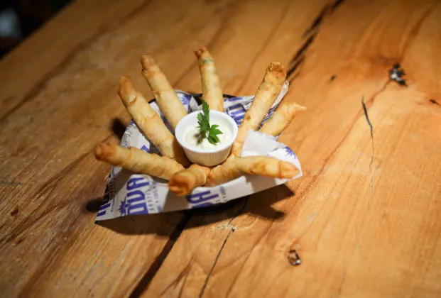 Sigara böreği with tartar sauce