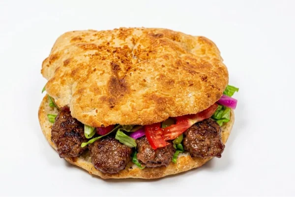 Köfte in gobit bread with fries