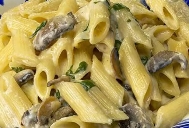 Creamy mushroom pasta