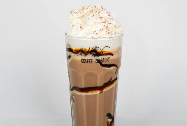 Caramel cream frappe
