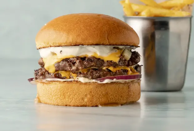 Double cheeseburger