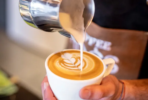 Latte with single espresso