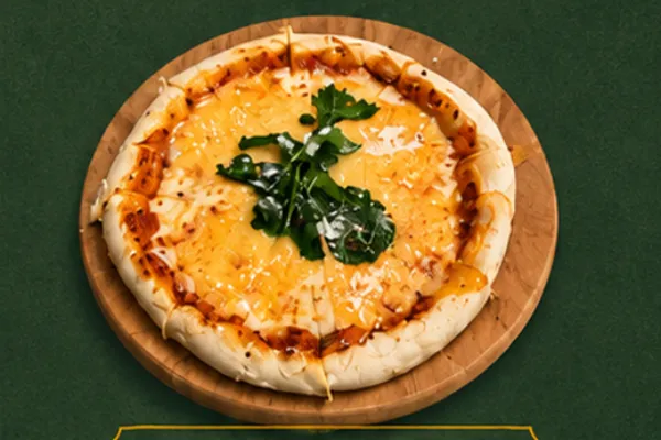 Three-Cheese Pizza