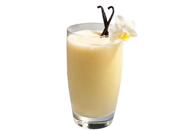 Vanilla milk foam