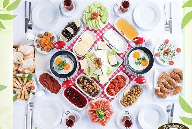 Serpme Turkish breakfast