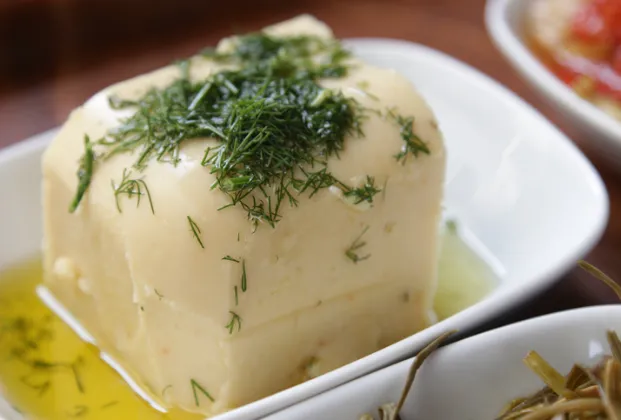 Fava bean purée