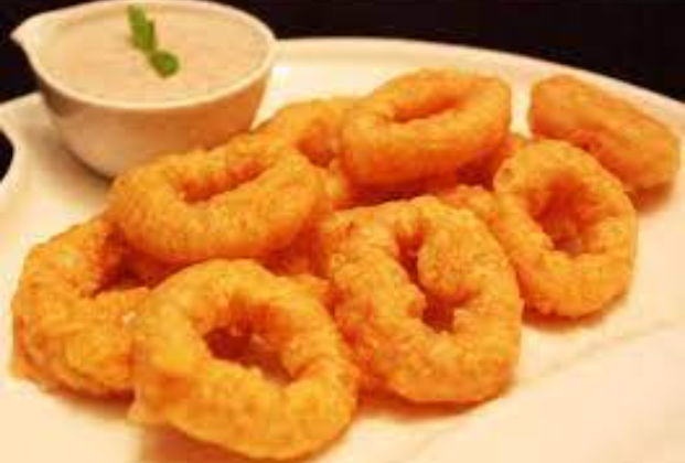 Breaded calamari