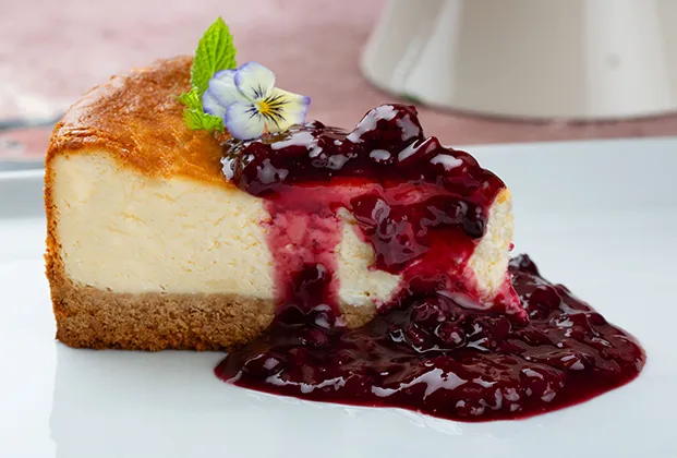 Gluten-free baked cheesecake