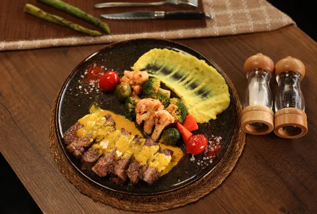 Steak with Café de Paris sauce