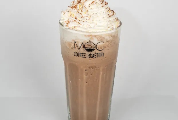 Chocolate banana cream milkshake