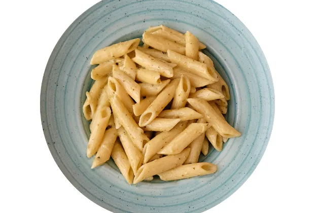 Penne with pesto sauce