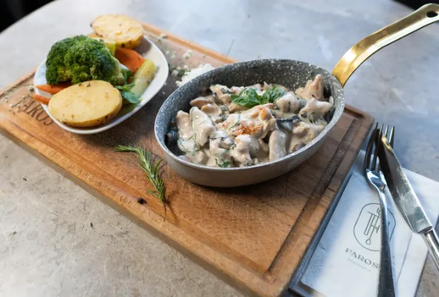 Chicken with Mushroom Sauce
