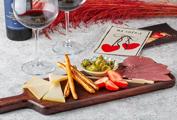 Dried Meat & Parmesan Plate
