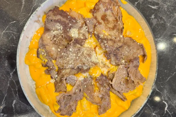 Steak and Cheddar Gnocchi