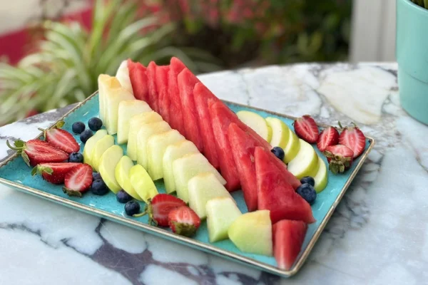 Fruit plate (for 2)